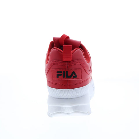 Fila Disruptor II Premium 1FM00685-602 Mens Red Lifestyle Sneakers Shoes