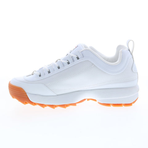 Fila Disruptor II No-Sew 1FM00693-156 Mens White Lifestyle Sneakers Shoes