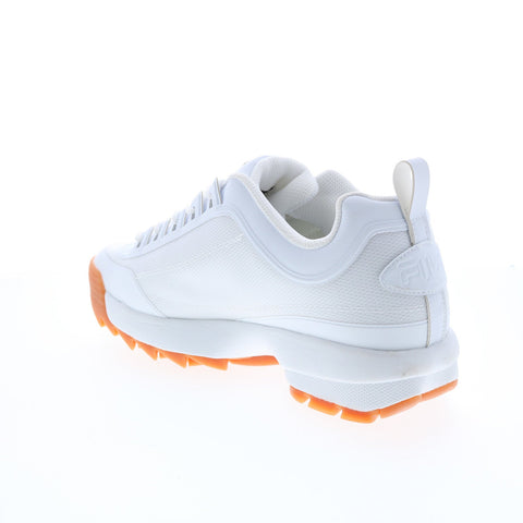 Fila Disruptor II No-Sew 1FM00693-156 Mens White Lifestyle Sneakers Shoes