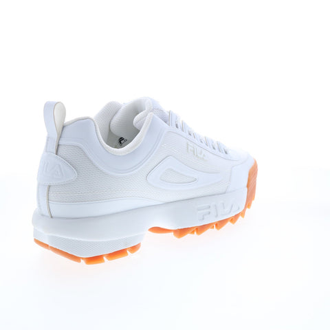 Fila Disruptor II No-Sew 1FM00693-156 Mens White Lifestyle Sneakers Shoes