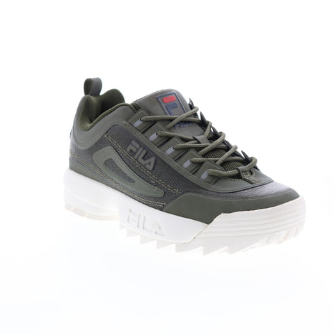 Fila Disruptor II No-Sew 1FM00693-320 Mens Green Lifestyle Sneakers Shoes