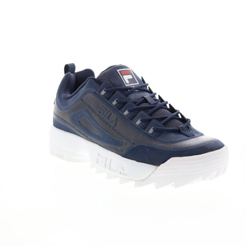 Fila Disruptor II No-Sew 1FM00693-421 Mens Blue Lifestyle Sneakers Shoes