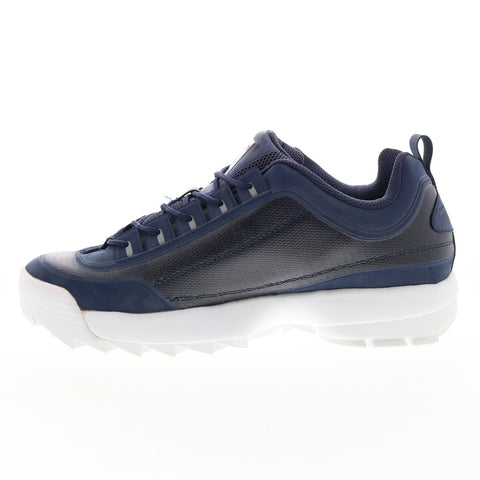 Fila Disruptor II No-Sew 1FM00693-421 Mens Blue Lifestyle Sneakers Shoes