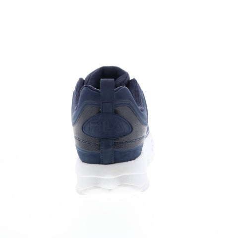 Fila Disruptor II No-Sew 1FM00693-421 Mens Blue Lifestyle Sneakers Shoes