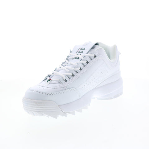 Fila Disruptor II Premiumrt 1FM00701-124 Mens White Lifestyle Sneakers Shoes