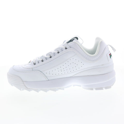 Fila Disruptor II Premiumrt 1FM00701-124 Mens White Lifestyle Sneakers Shoes