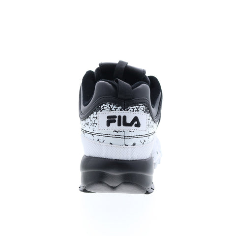 Fila Disruptor II Splatter 1FM00711-013 Mens Black Lifestyle Sneakers Shoes