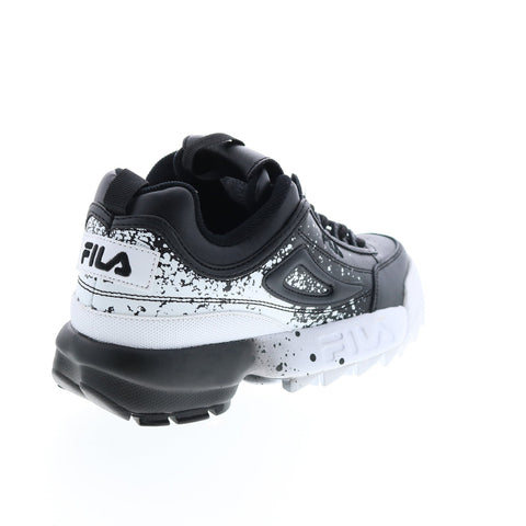 Fila Disruptor II Splatter 1FM00711-013 Mens Black Lifestyle Sneakers Shoes