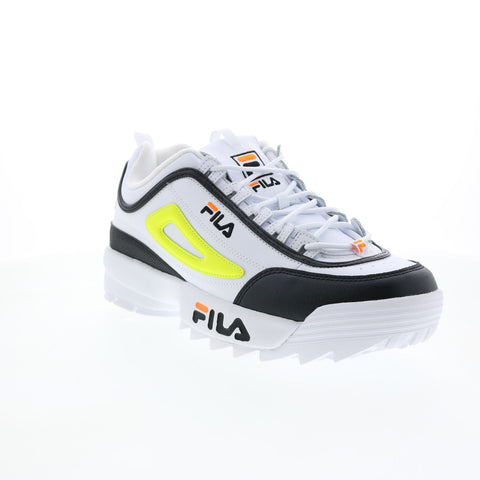 Fila Disruptor II Premium 1FM00724-115 Mens White Lifestyle Sneakers Shoes