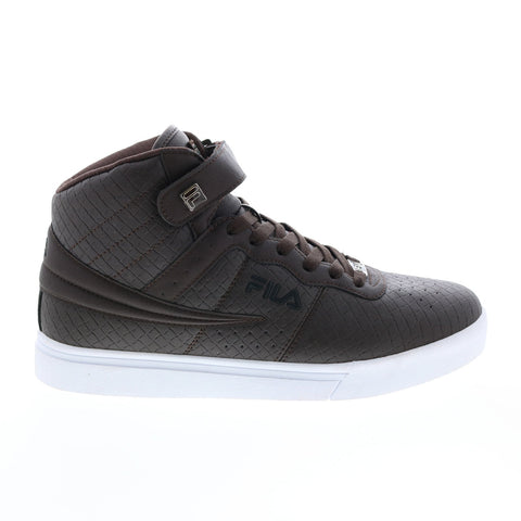Fila Vulc 13 Crosshatch 1FM01036-602 Mens Brown Lifestyle Sneakers Shoes