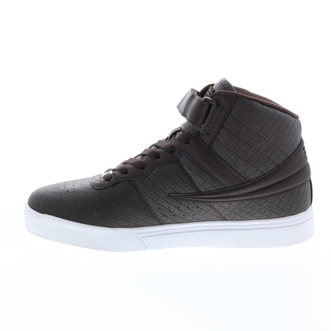 Fila Vulc 13 Crosshatch 1FM01036-602 Mens Brown Lifestyle Sneakers Shoes