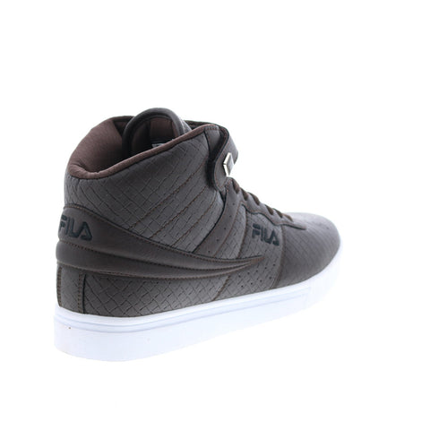 Fila Vulc 13 Crosshatch 1FM01036-602 Mens Brown Lifestyle Sneakers Shoes