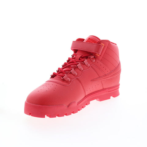 Fila V13 Boot 1FM01156-600 Mens Red Synthetic Lace Up Casual Dress Boots