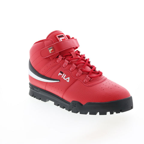 Fila V13 Boot 1FM01156-602 Mens Red Synthetic Lace Up Casual Dress Boots