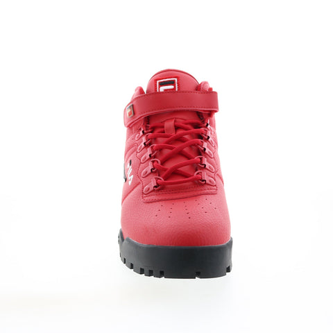 Fila V13 Boot 1FM01156-602 Mens Red Synthetic Lace Up Casual Dress Boots