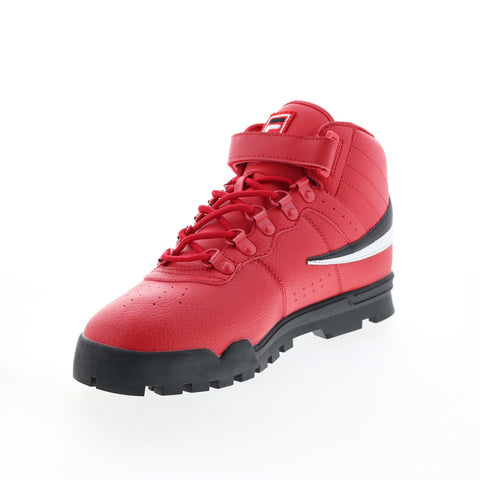 Fila V13 Boot 1FM01156-602 Mens Red Synthetic Lace Up Casual Dress Boots