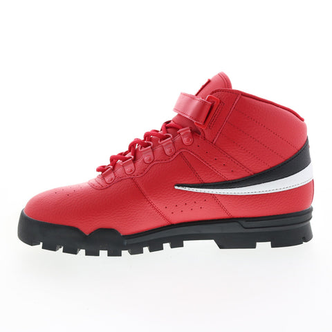 Fila V13 Boot 1FM01156-602 Mens Red Synthetic Lace Up Casual Dress Boots