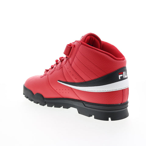 Fila V13 Boot 1FM01156-602 Mens Red Synthetic Lace Up Casual Dress Boots
