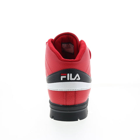 Fila V13 Boot 1FM01156-602 Mens Red Synthetic Lace Up Casual Dress Boots