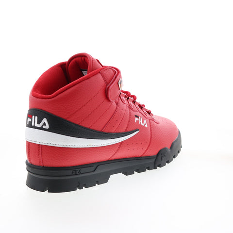 Fila V13 Boot 1FM01156-602 Mens Red Synthetic Lace Up Casual Dress Boots