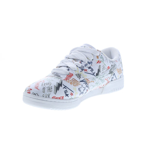 Fila Original Fitness Scribbles Mens White Lifestyle Sneakers Shoes