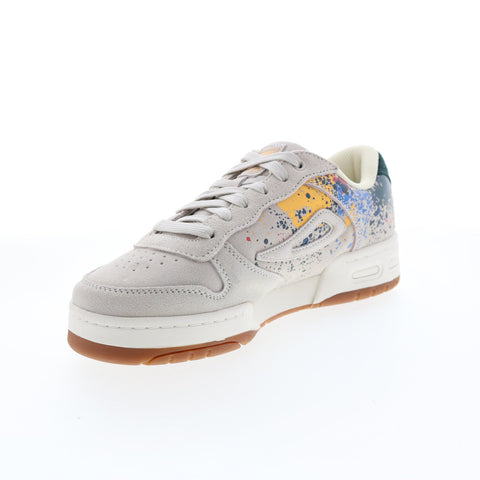 Fila LNX-100 1FM01729-116 Mens Gray Suede Lace Up Lifestyle Sneakers Shoes