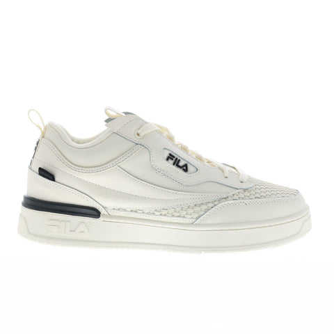 Fila T-1 Mid Saga 1FM01738-100 Mens Gray Leather Lifestyle Sneakers Shoes