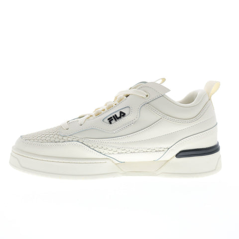 Fila T-1 Mid Saga 1FM01738-100 Mens Gray Leather Lifestyle Sneakers Shoes