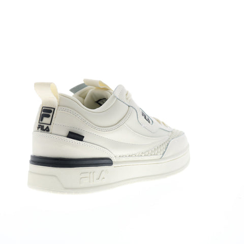 Fila T-1 Mid Saga 1FM01738-100 Mens Gray Leather Lifestyle Sneakers Shoes