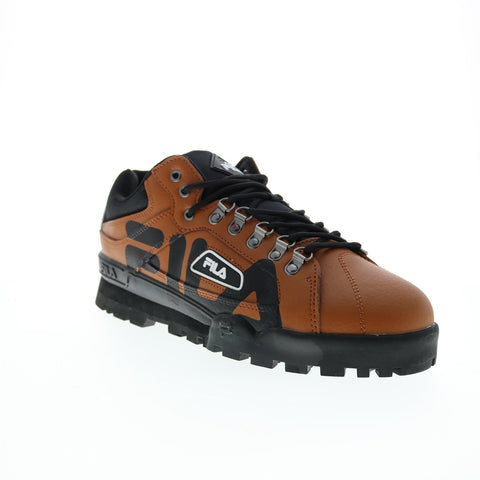 Fila Trailblazer 1HM00032-203 Mens Brown Leather Lifestyle Sneakers Shoes
