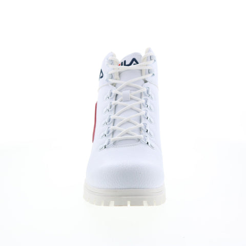 Fila Diviner 1HM00552-126 Mens White Synthetic Lace Up Hiking Boots