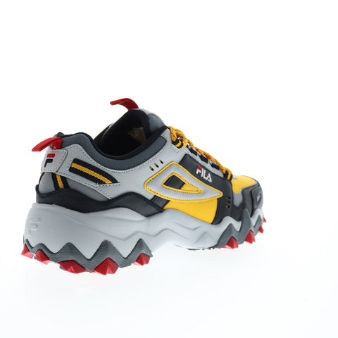 Fila Oakmont Trail 1JM00649-703 Mens Yellow Leather Athletic Hiking Shoes
