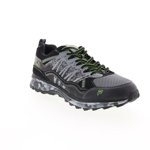 Fila Evergrand Trail Camo 1JM00823-056 Mens Black Athletic Hiking Shoes