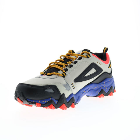 Fila Oakmont Trail 1JM00842-057 Mens Gray Leather Athletic Hiking Shoes