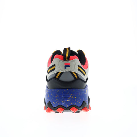 Fila Oakmont Trail 1JM00842-057 Mens Gray Leather Athletic Hiking Shoes