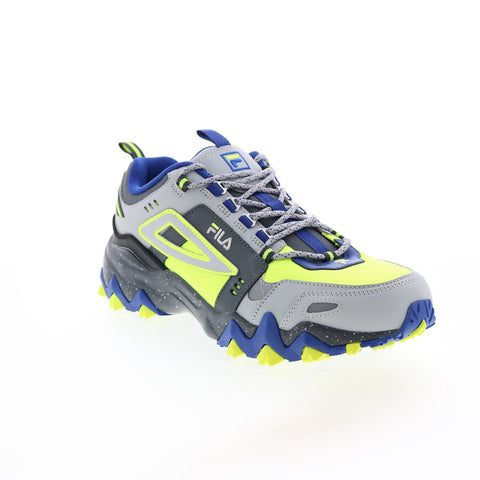 Fila Oakmont Trail 1JM00842-716 Mens Gray Leather Athletic Hiking Shoes