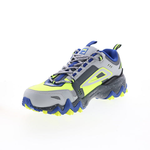 Fila Oakmont Trail 1JM00842-716 Mens Gray Leather Athletic Hiking Shoes