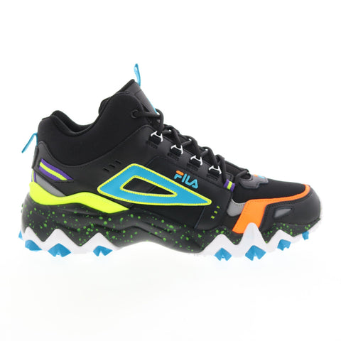 Fila Oakmont Trail Mid 1JM01276-033 Mens Black Athletic Hiking Shoes