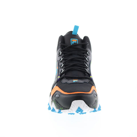 Fila Oakmont Trail Mid 1JM01276-033 Mens Black Athletic Hiking Shoes
