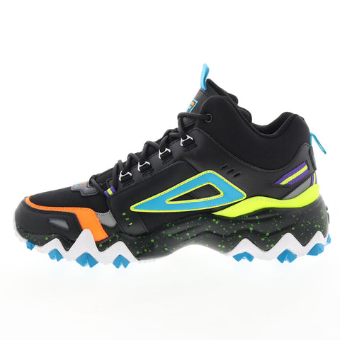 Fila Oakmont Trail Mid 1JM01276-033 Mens Black Athletic Hiking Shoes