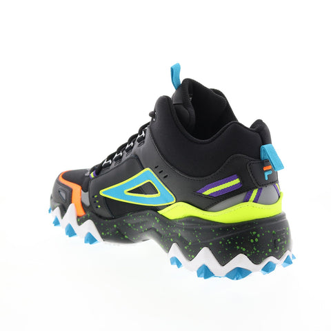 Fila Oakmont Trail Mid 1JM01276-033 Mens Black Athletic Hiking Shoes