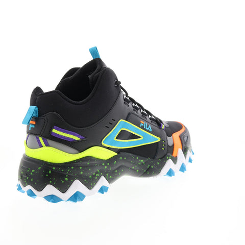Fila Oakmont Trail Mid 1JM01276-033 Mens Black Athletic Hiking Shoes