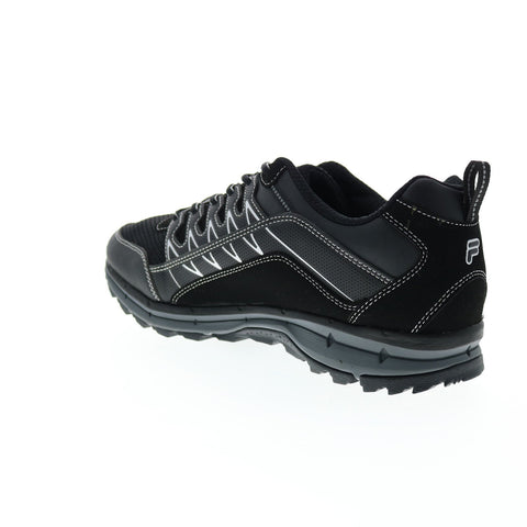 Fila Evergrand Trail 21.5 1JM01574-010 Mens Black Mesh Athletic Hiking Shoes