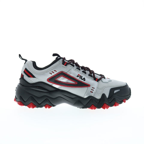 Fila Oakmont Trail 1JM01631-053 Mens Gray Leather Athletic Hiking Shoes
