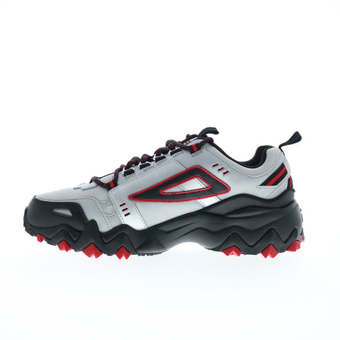 Fila Oakmont Trail 1JM01631-053 Mens Gray Leather Athletic Hiking Shoes