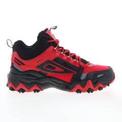 Fila Oakmont TR Mid 1JM01684-603 Mens Red Leather Athletic Hiking Shoes