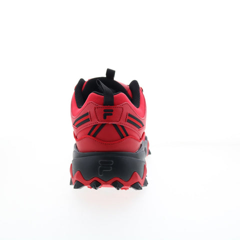 Fila Oakmont Trail 1JM01685-604 Mens Red Leather Athletic Hiking Shoes