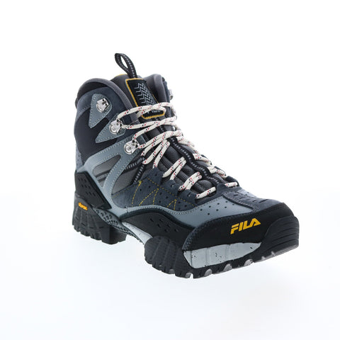 Fila Armada 1JM01688-055 Mens Gray Leather Lace Up Hiking Boots