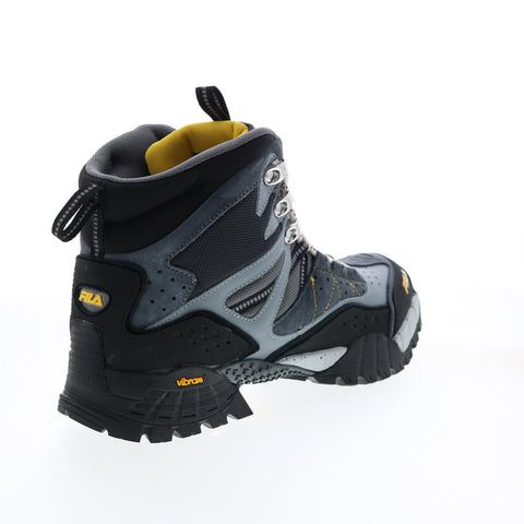 Fila Armada 1JM01688-055 Mens Gray Leather Lace Up Hiking Boots