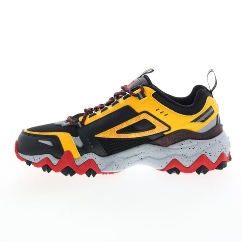 Fila Oakmont TR 1JM01689-025 Mens Yellow Leather Athletic Hiking Shoes